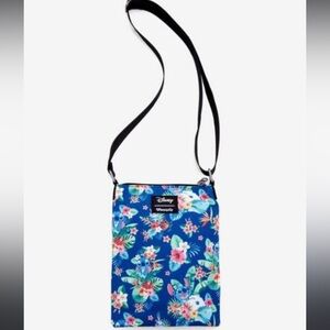 Loungefly Disney Lilo & Stitch Floral Passport Crossbody Bag